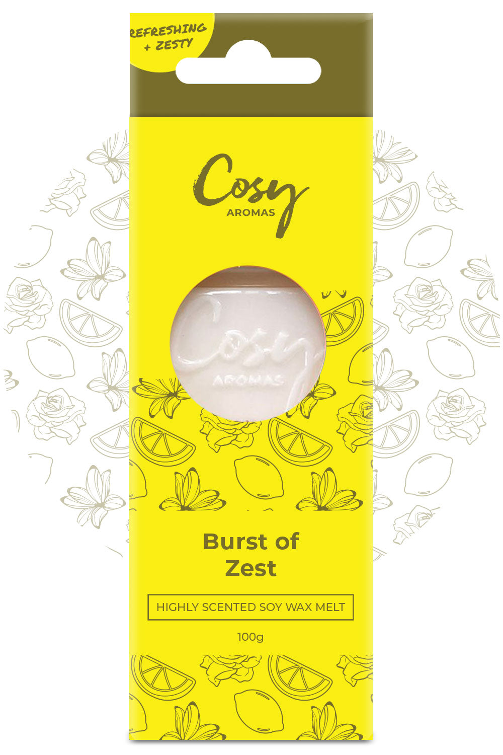 Burst of Zest Wax Melt Cosy Aromas