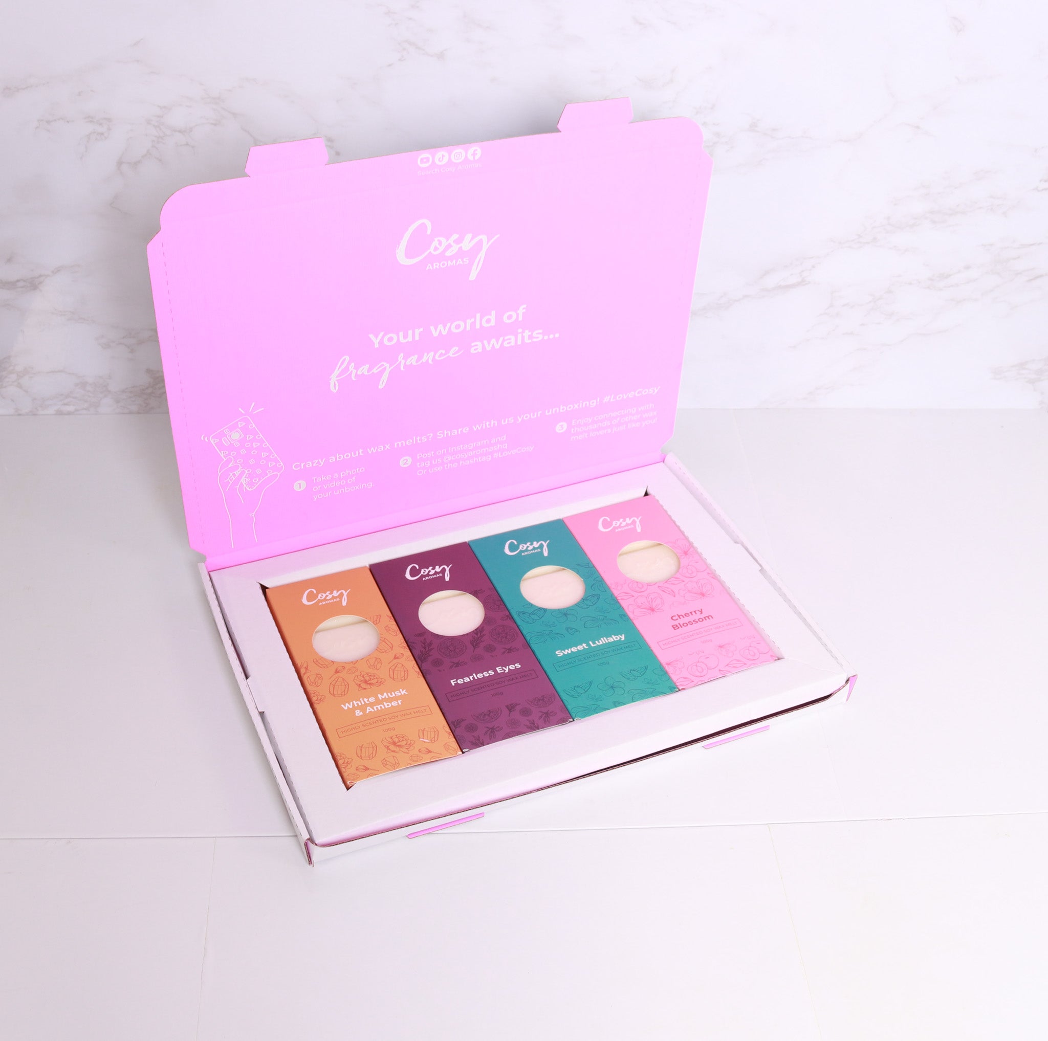 Wax Melts Subscription Box Highly Scented Soy Melts & Candles UK