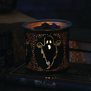 Ghost Silhouette Tea Light Wax Melt Warmer
