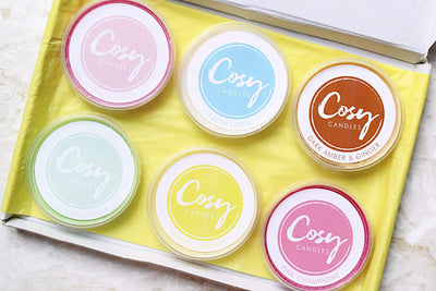 Cosy Candles monthly soy wax melt subscription boxes