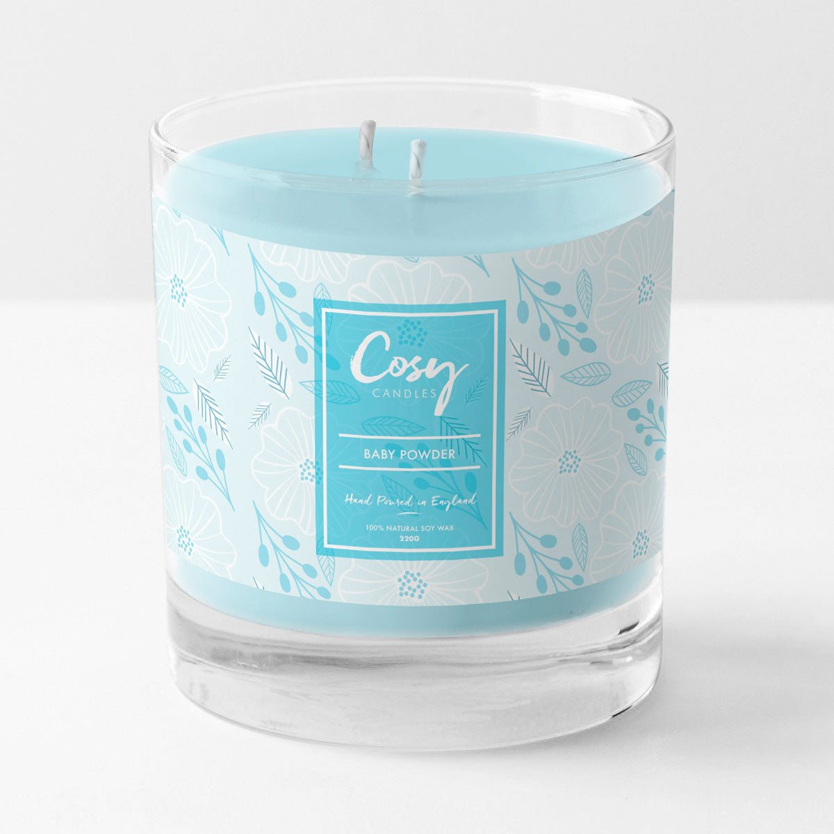 Our new twin wick scented soy wax candles Cosy Aromas