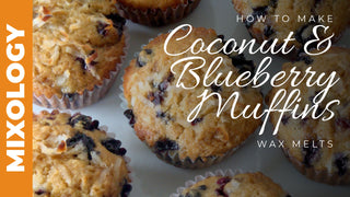 How to make coconut & blueberry muffin wax melts