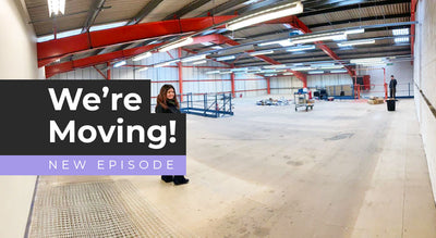 We're moving to a 10,000sqft warehouse!