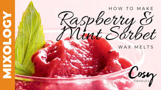 How to make raspberry mint sorbet wax melts