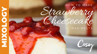 How to make strawberry cheesecake wax melts