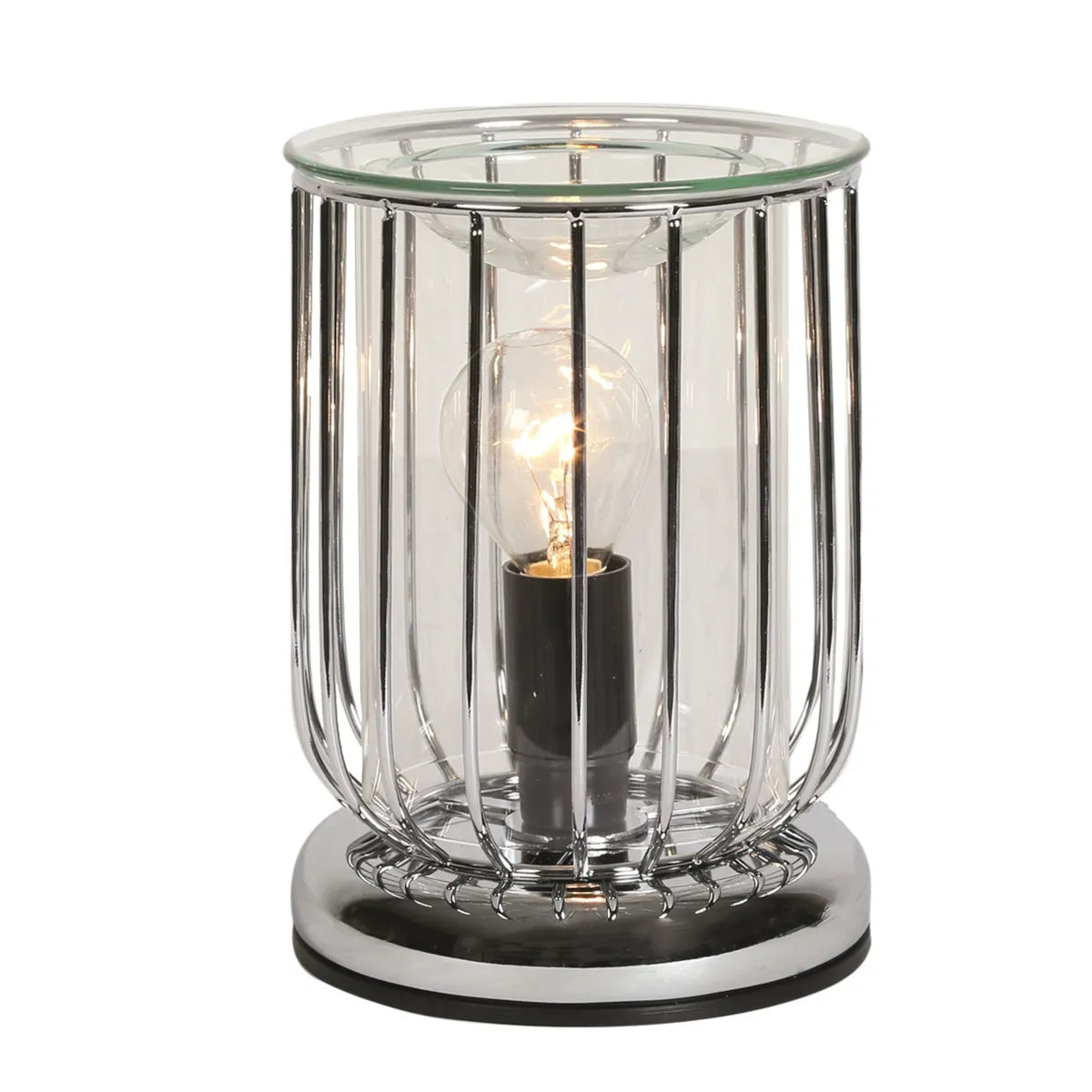 Chrome Bars Electric Wax Melt Warmer