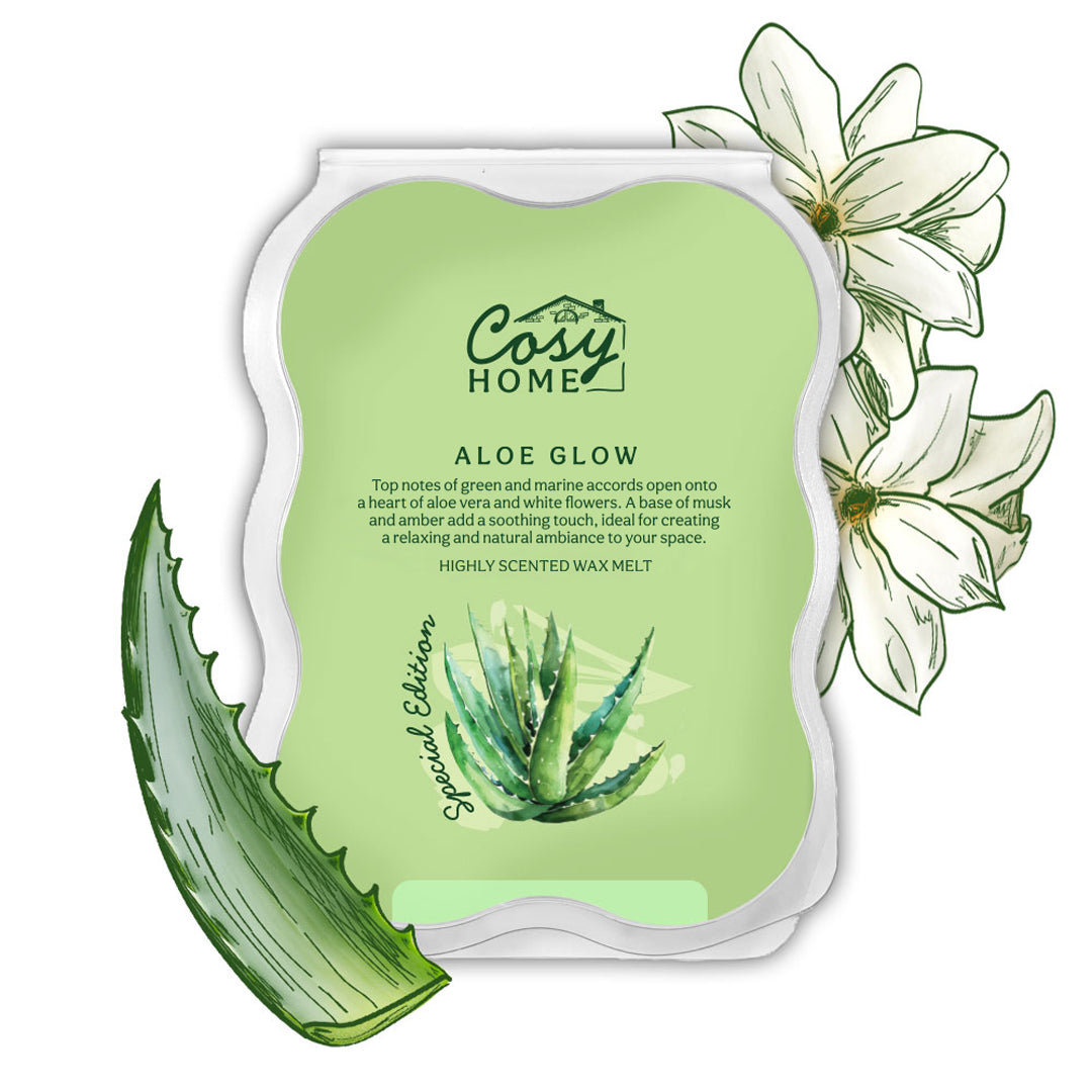 aloe glow 100g wax melt