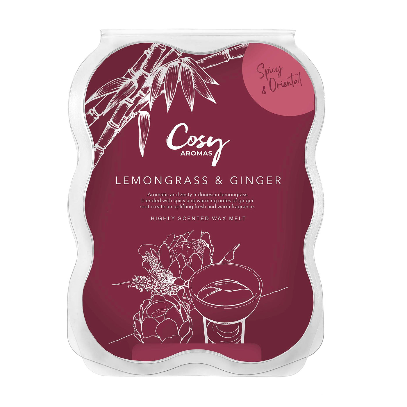 Lemongrass & Ginger 100g Wax Melt