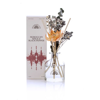 Morrocan Spice & Black Pepper Premium Flower Bouquet Diffuser