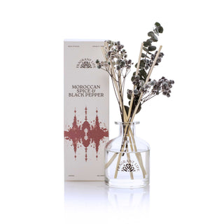 Morrocan Spice & Black Pepper Premium Flower Bouquet Diffuser