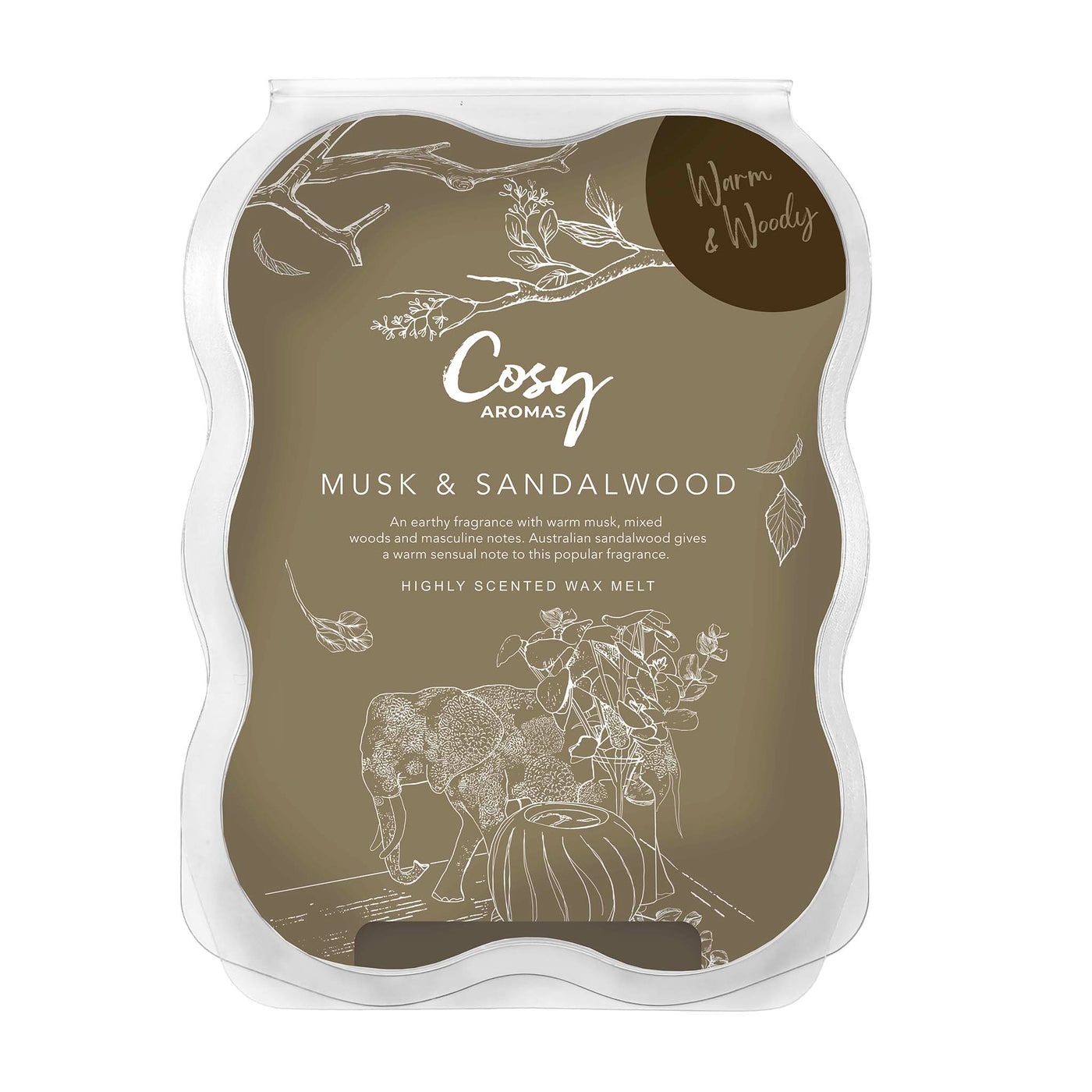 Musk & Sandalwood 100g Wax Melt