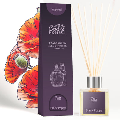 black poppy 100ml reed diffuser