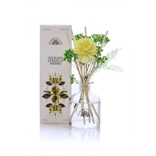 Sicilian Lemon & Herbs Premium Flower Bouquet Diffuser