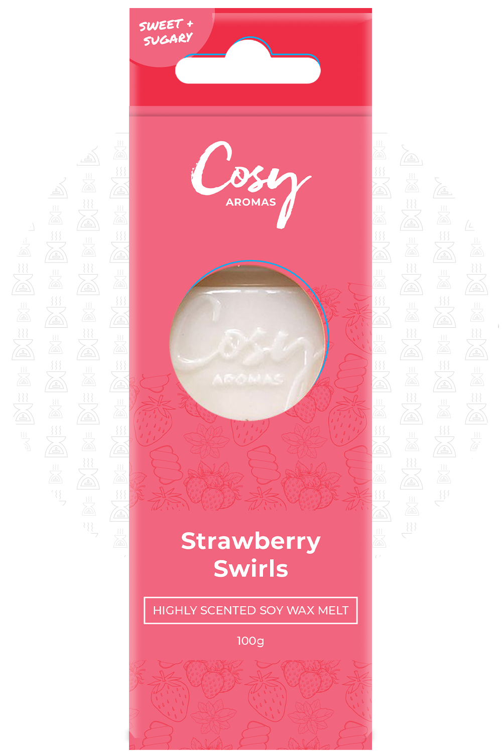 Strawberry Swirls Wax Melt