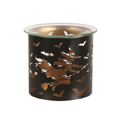 Witch Silhouette Tea Light Wax Melt Warmer