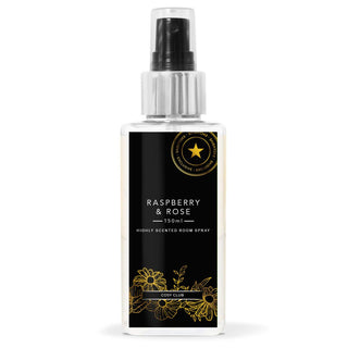 raspberry rose 150ml room spray cosy aromas cosy club