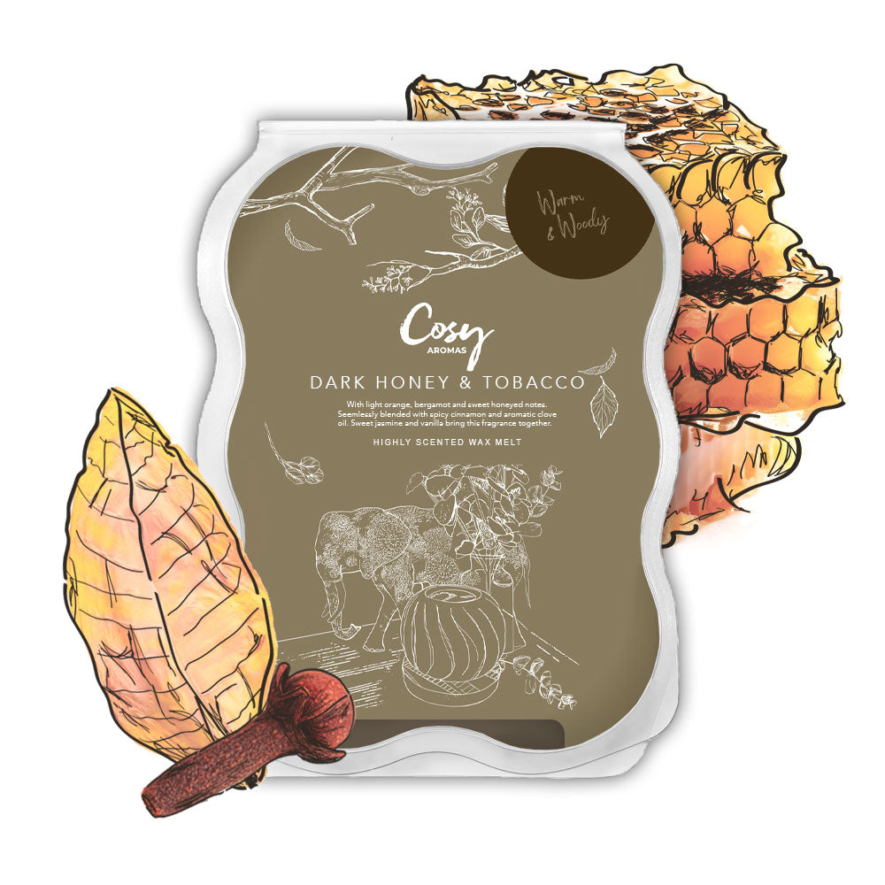 Dark Honey & Tobacco 100g Wax Melt