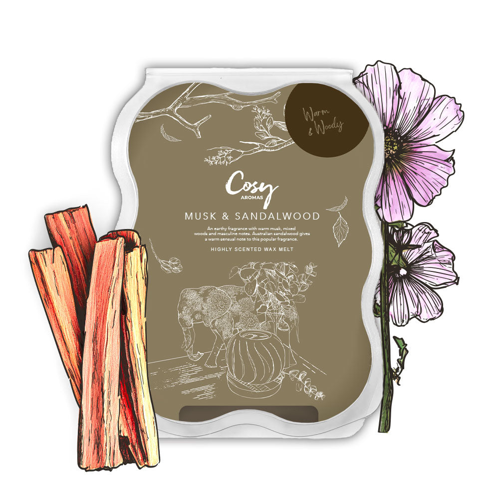 Musk & Sandalwood 100g Wax Melt