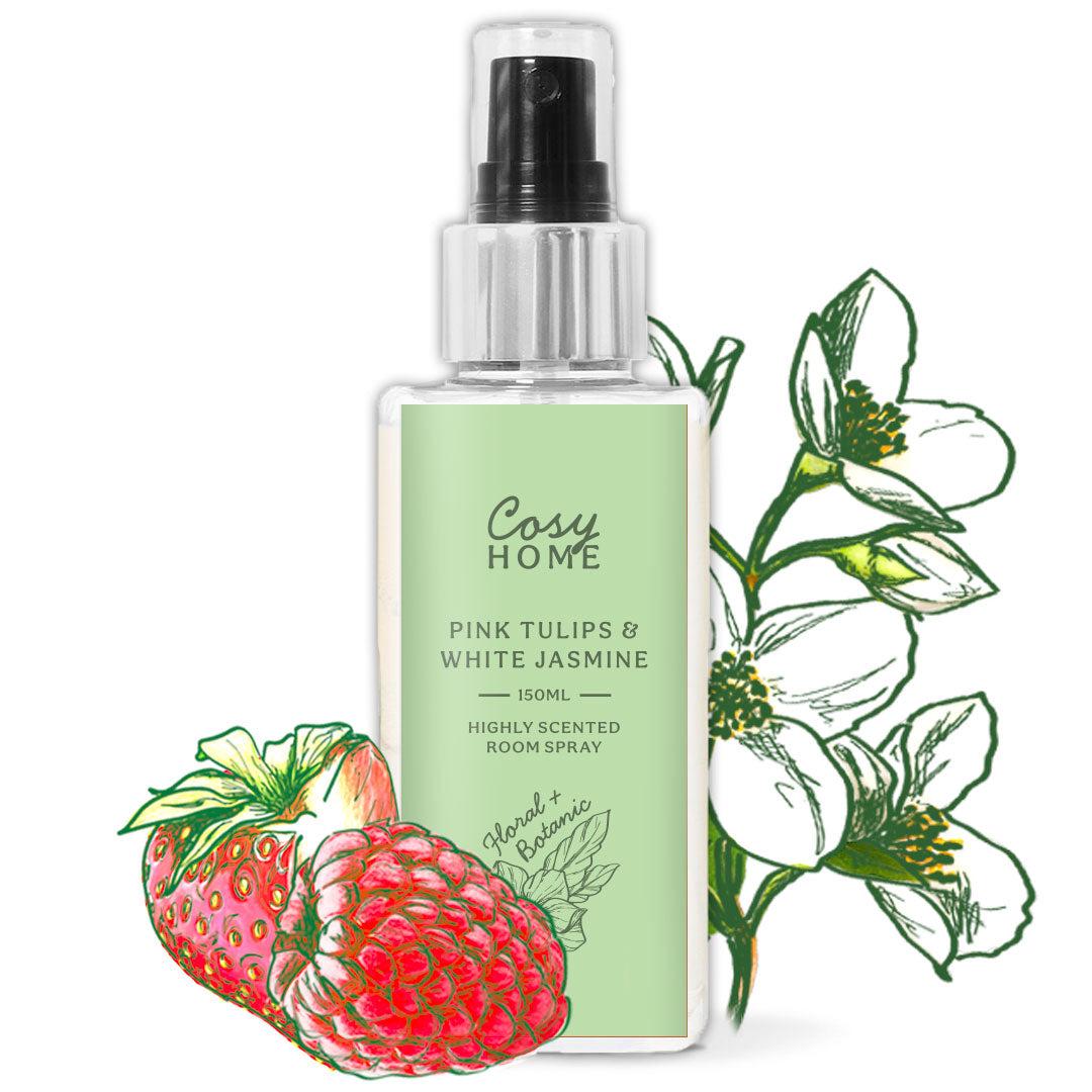 Pink Tulips & White Jasmine Room Spray