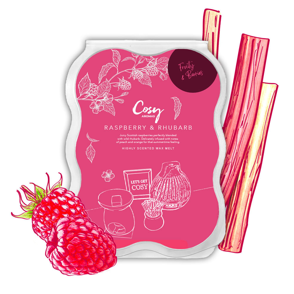 Raspberry & Rhubarb 100g Wax Melt