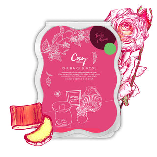 Rhubarb & Rose 100g Wax Melt