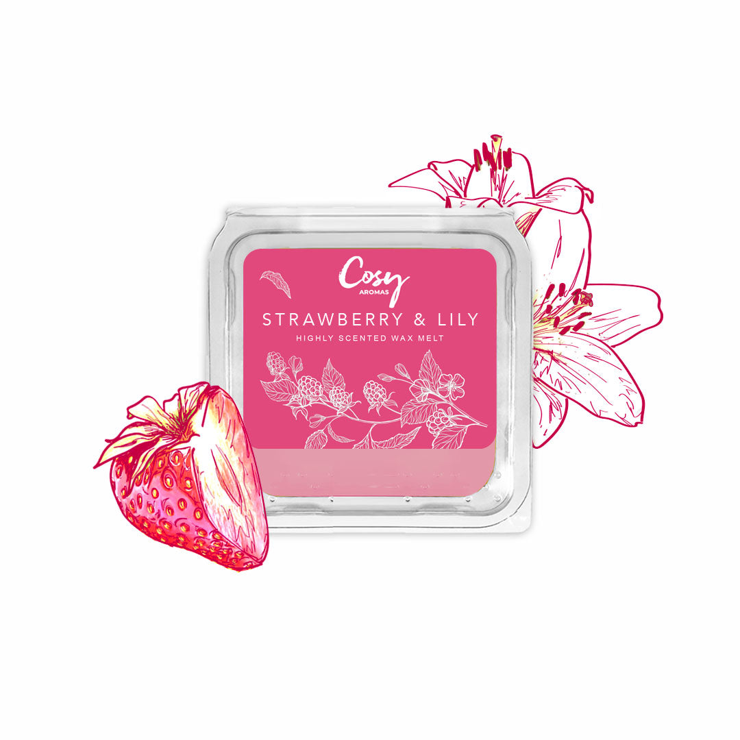 Strawberry & Lily Wax Melt - 25g