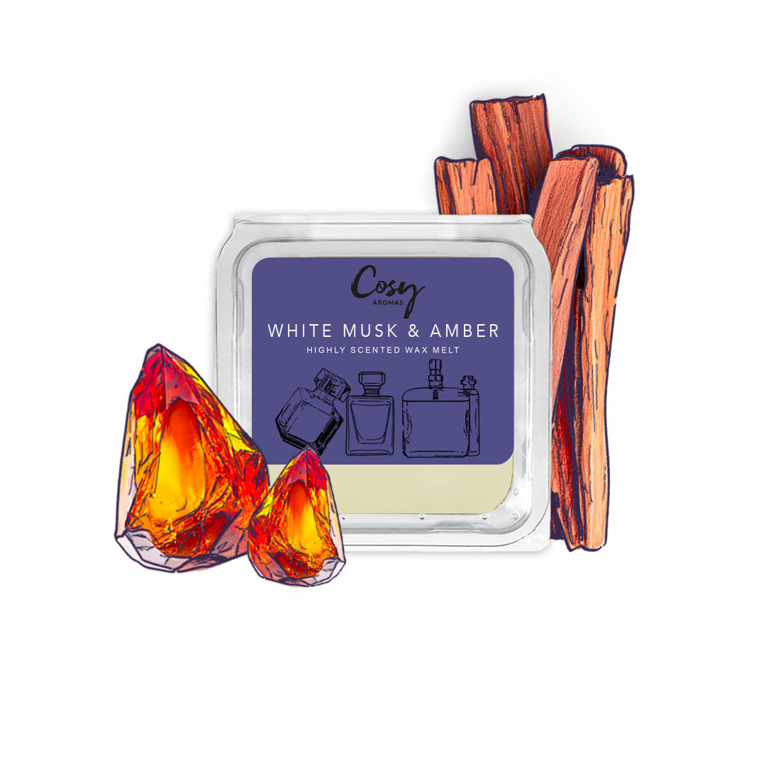 White Musk & Amber Wax Melt - 25g