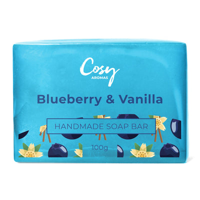 Blueberry & Vanilla Handmade Soap Bar