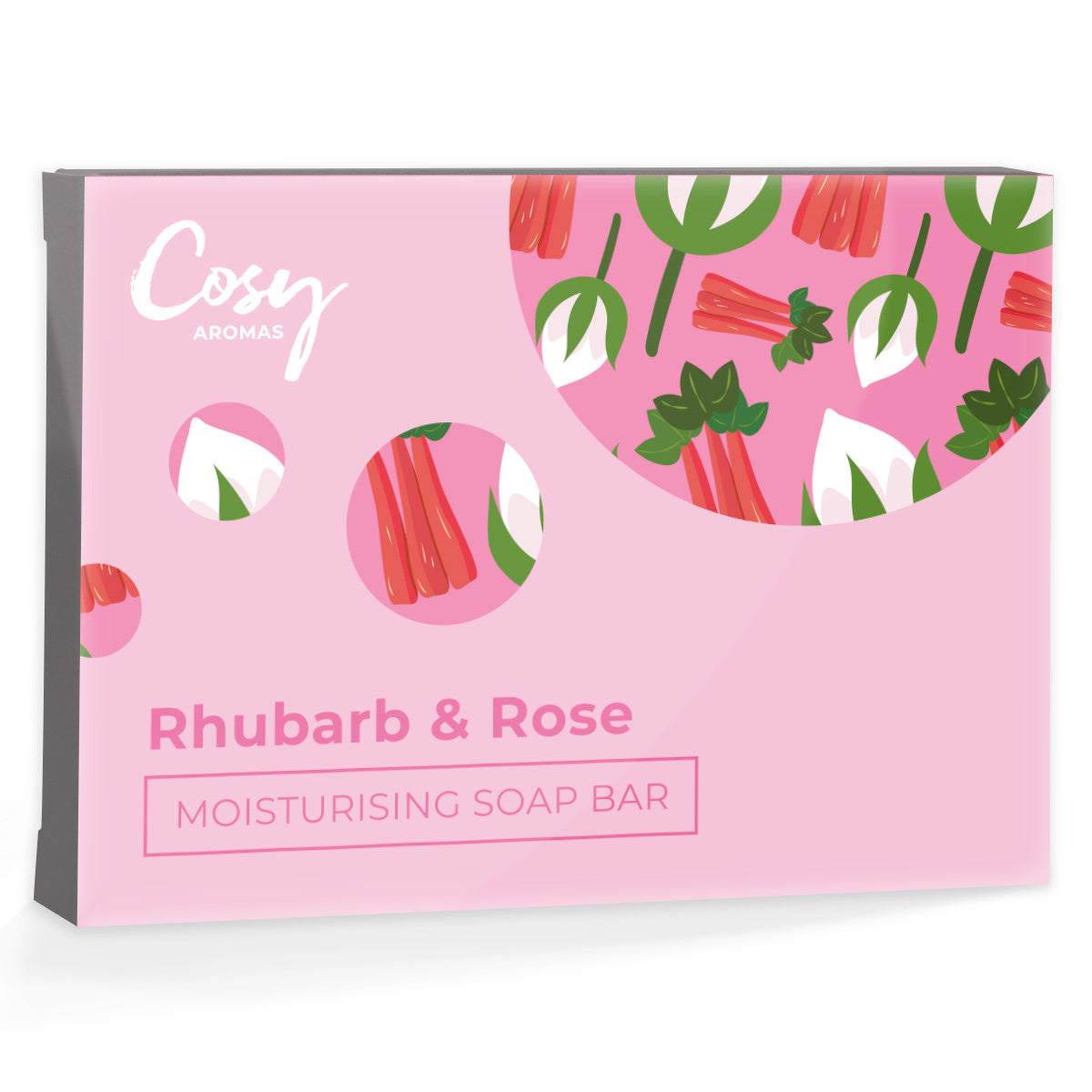 Rhubarb & Rose Moisturising Soap Bar