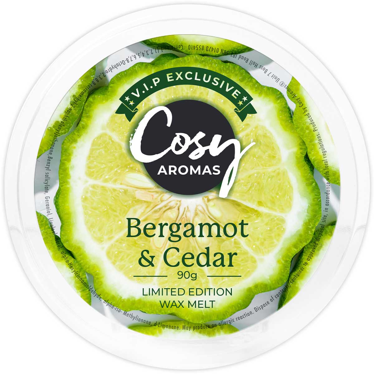 Bergamot & Cedar VIP Exclusive Wax Melt
