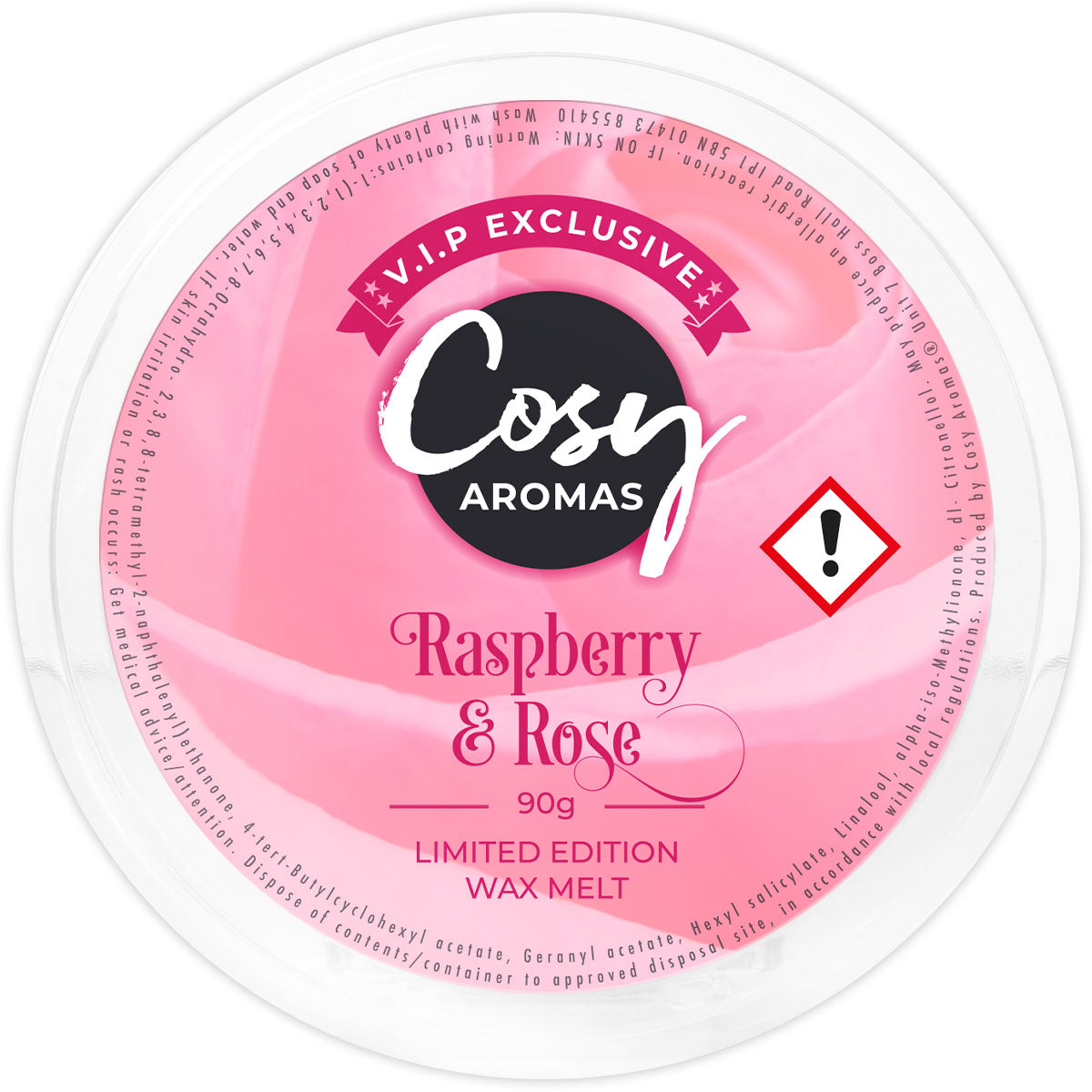 Raspberry & Rose VIP Exclusive Wax Melt.