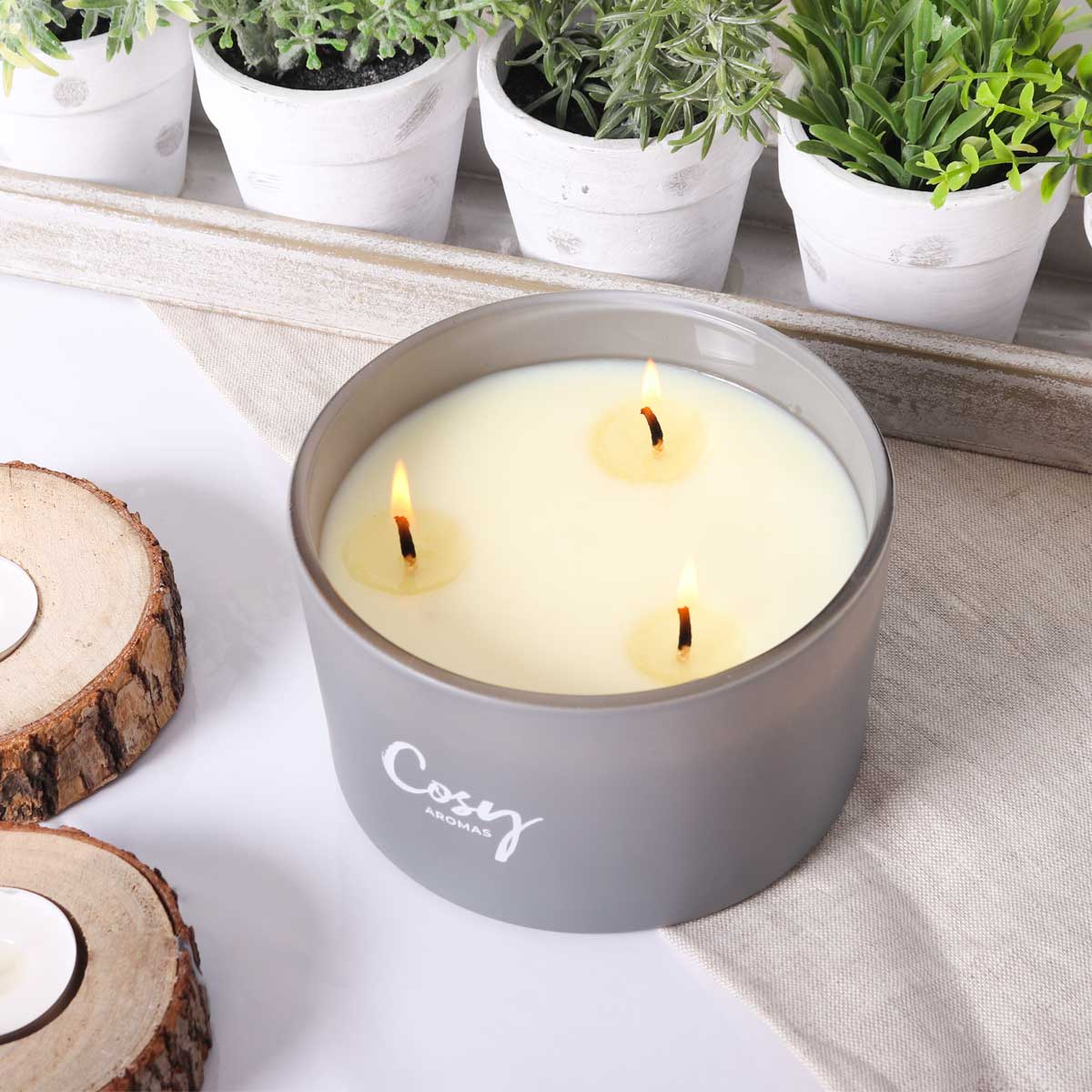 Large Triple Wick Candle